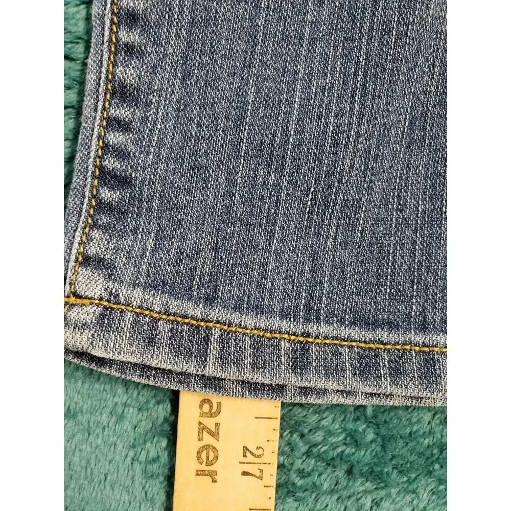 Loft Jeans Size 12 Petite Women Blue Pants Denim Stretch Mid Rise Modern Skinny